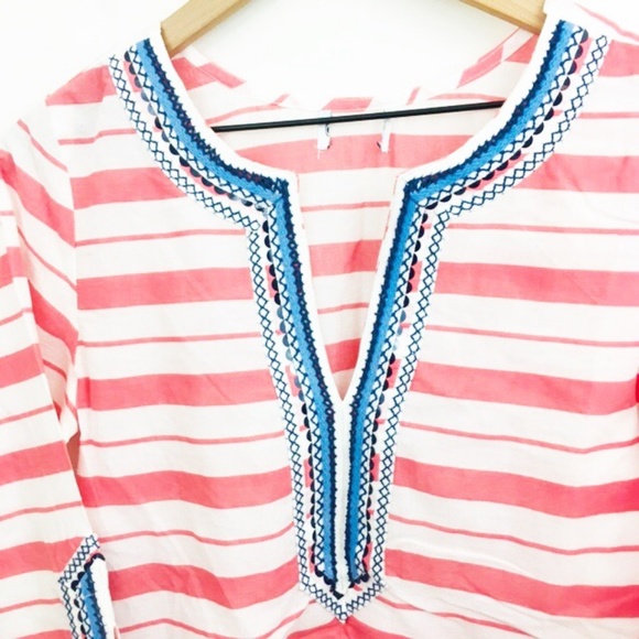 Mud Pie Wellington Stripe Tunic Top - Picture 3 of 7